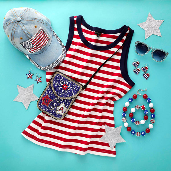 CO Misha Linette Sunglasses | 4th of July: Glitter