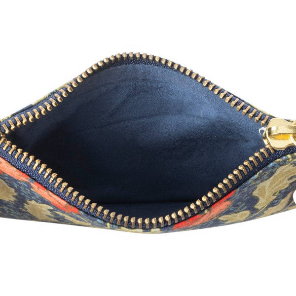 MY Red Blossoms Coin Purse In Blue: Default Title