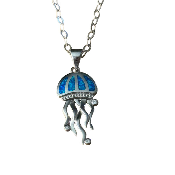 JG Lab Opal Jellyfish Necklace