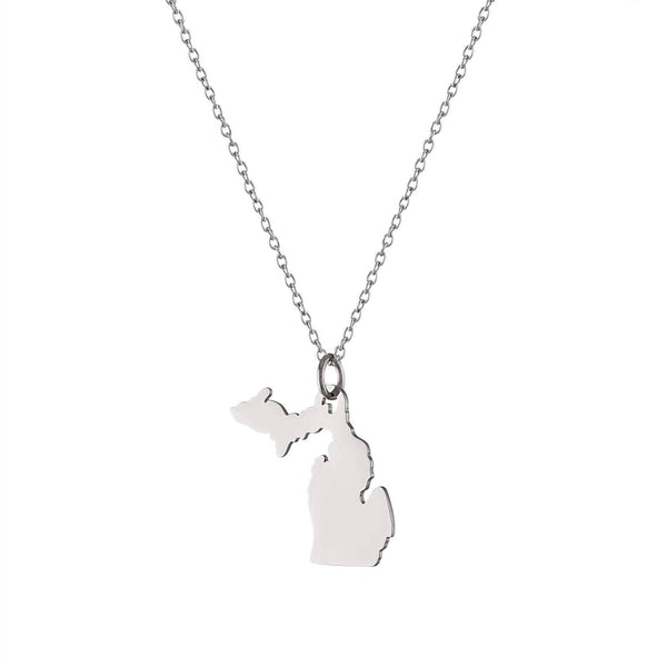 SA Michigan Necklace - Stainless Steel: Copper