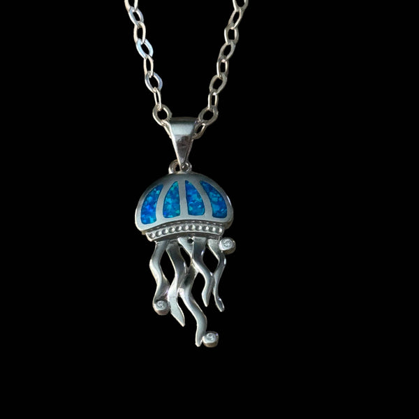JG Lab Opal Jellyfish Necklace