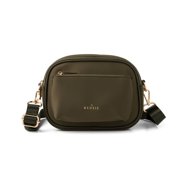 Kedzie Sloane Crossbody Open Stock: Olive