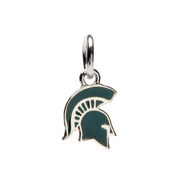SA Michigan State Charm Pendant - Green Spartan