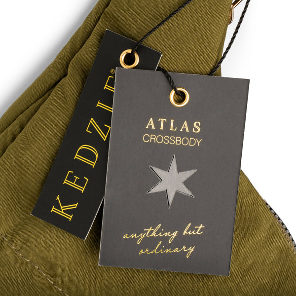 Kedzie Atlas Crossbody Open Stock: Army