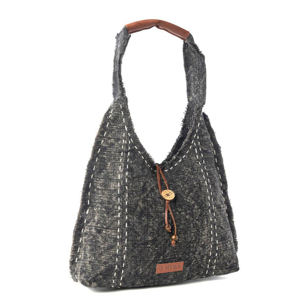 MY Ravencliff Shoulder Bag in Midnight Stitch