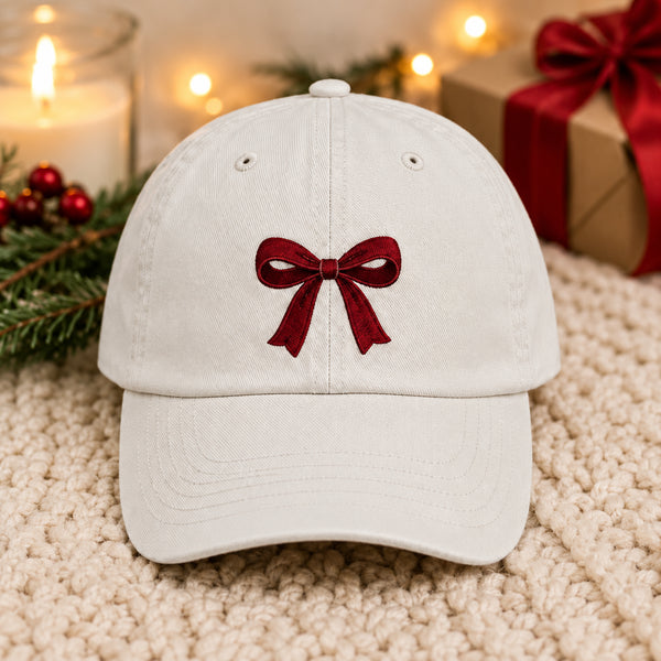 CE Christmas Bow Hat