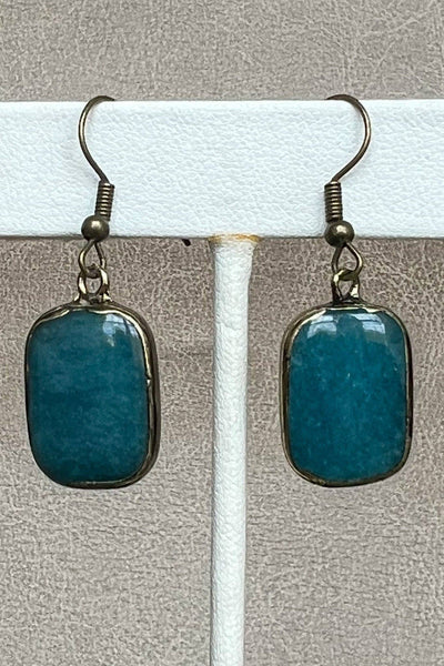 DD Sicily Earrings: Turquoise Pine