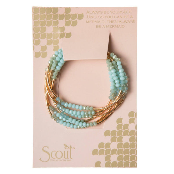 SC Scout Wrap : turquoise combo/gold