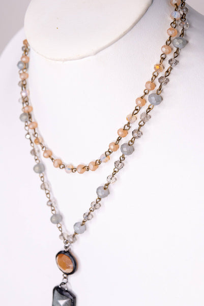 DD Harper Necklace in Grey