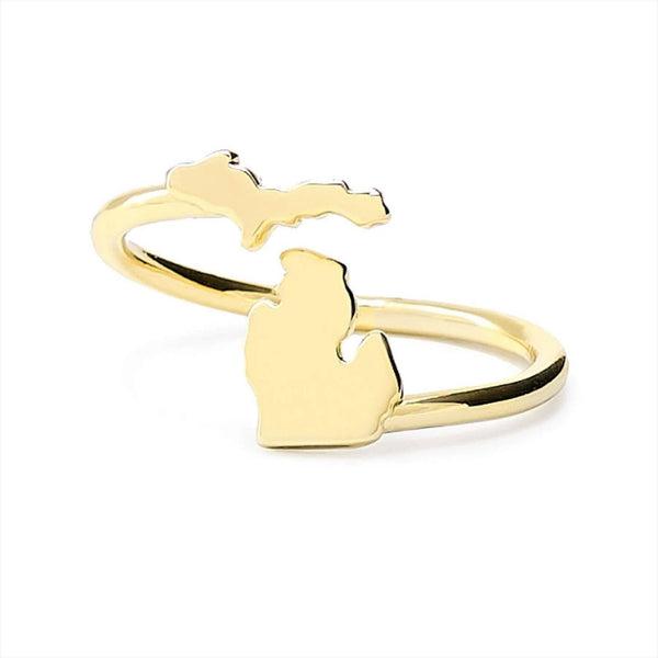 SA Michigan Ring - Gold