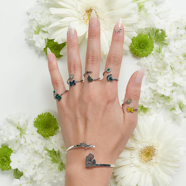 SA Michigan Bangle - Silver