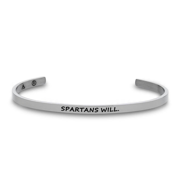 SA Michigan State Spirit Bangle - 'Spartans Will.'