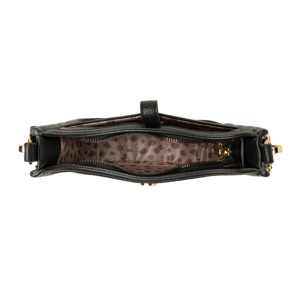 Kedzie Bella Crossbody Open Stock: Black
