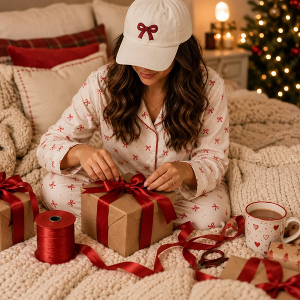 CE Christmas Bow Hat