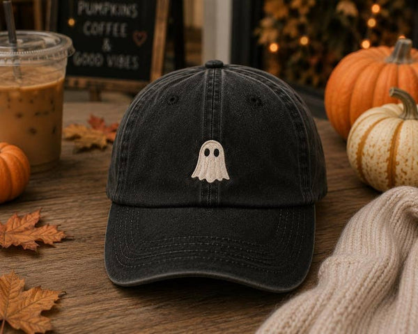 CE Little Ghost Embroidered Dad Hat
