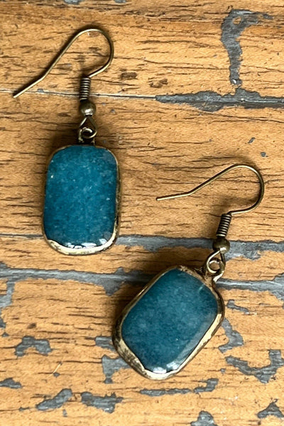 DD Sicily Earrings: Turquoise Pine
