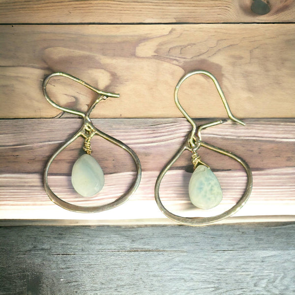 JG  in Tear Drop Earring