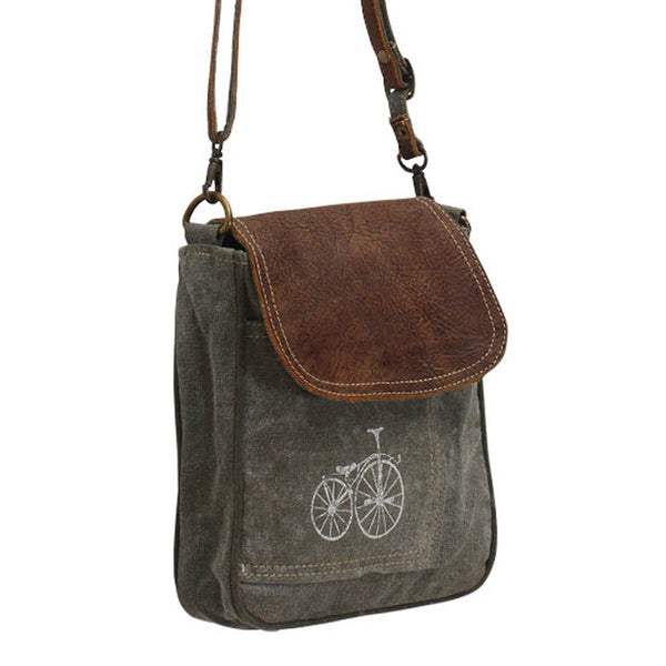 MY By-Cycle Print Shoulder Bag