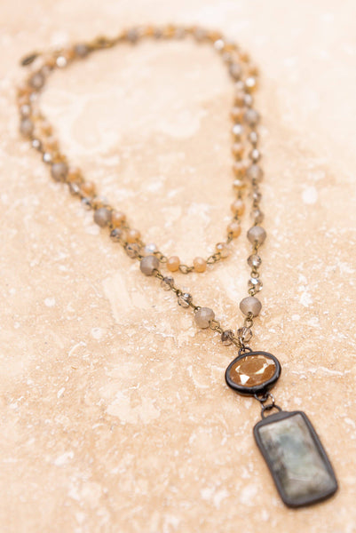 DD Harper Necklace in Grey