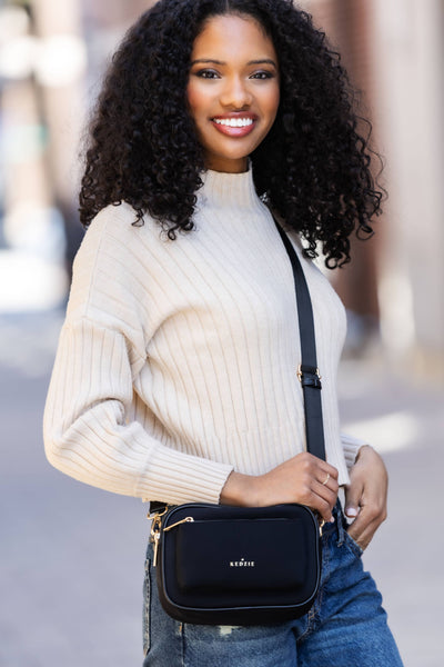 Kedzie Sloane Crossbody Open Stock: Camel