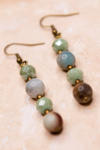 DD Mari Earrings in Amazonite