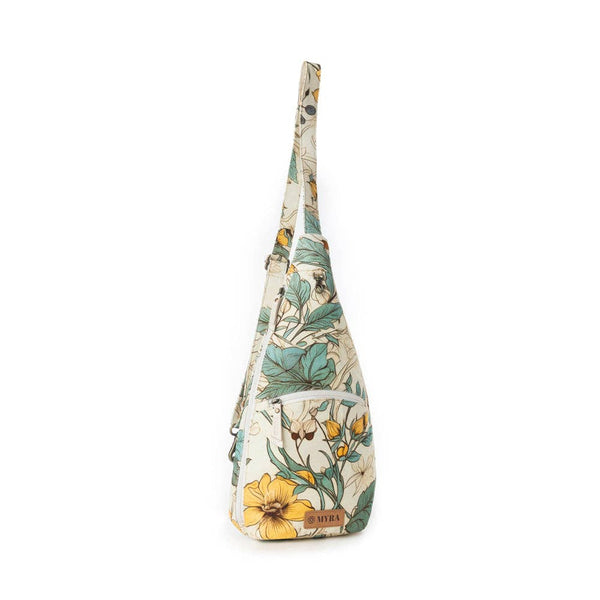 MY Myra Summer Whisper Fanny Pack Bag in Green Glimmer: Green Glimmer