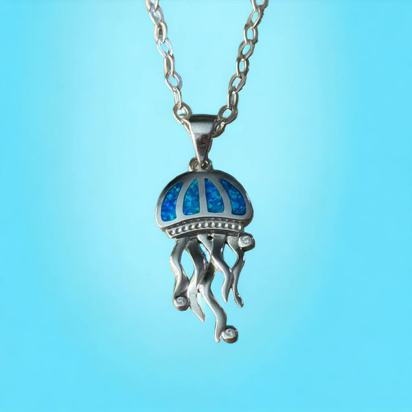 JG Lab Opal Jellyfish Necklace