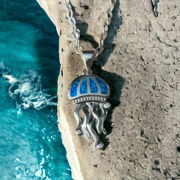 JG Lab Opal Jellyfish Necklace