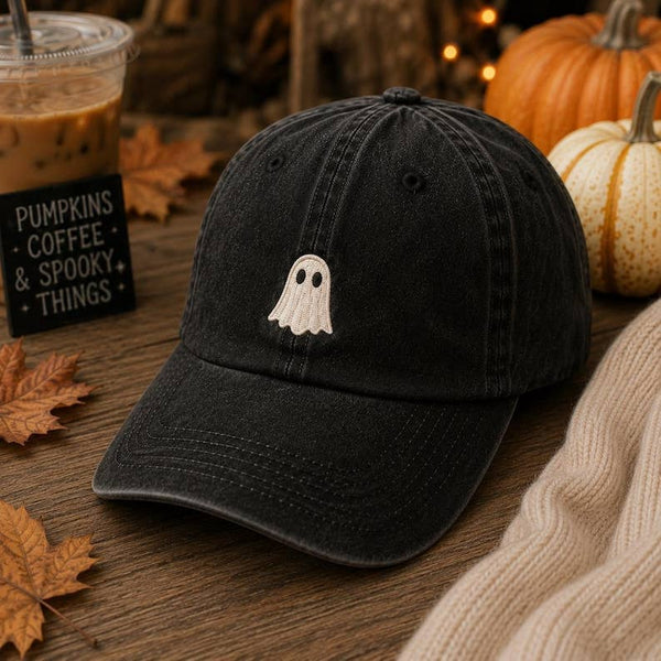 CE Little Ghost Embroidered Dad Hat
