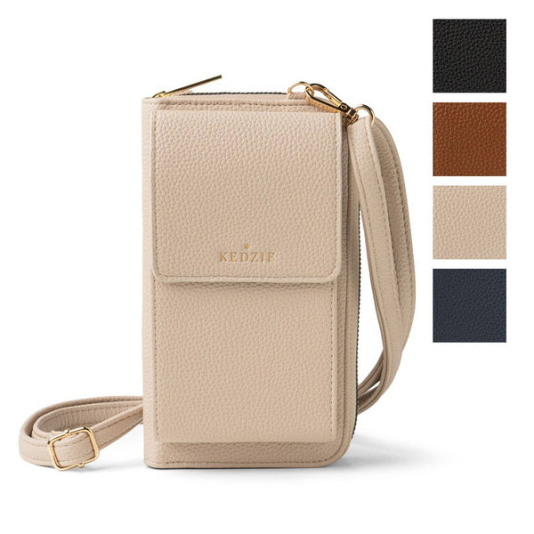 Kedzie Eclipse Smartphone Crossbody Open Stock: Cream