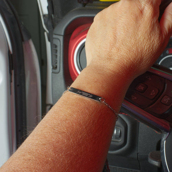 WT Jeep Life Stainless Steel Bracelet