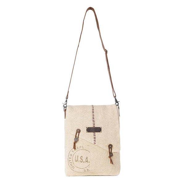 MY U.S.A. Vintage-Look Shoulder Bag
