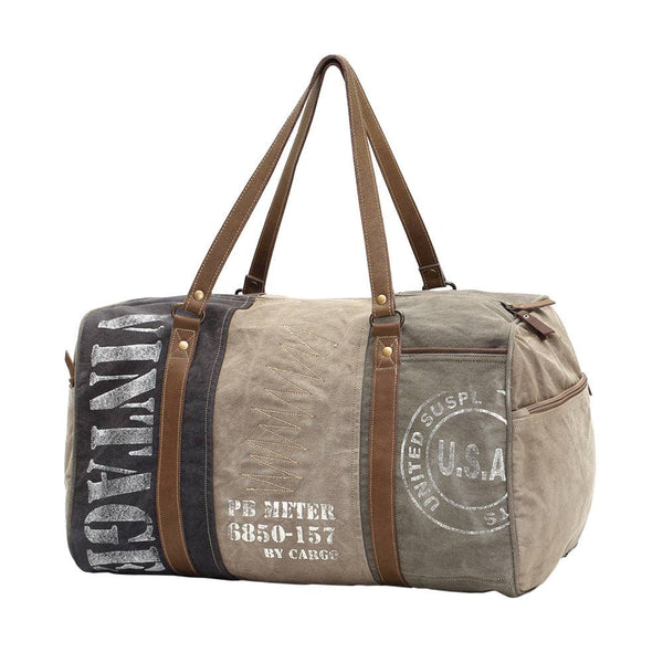 MY Vintage Usa Print Traveller Bag