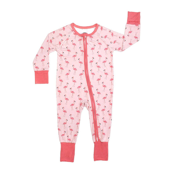 FLAMINGO Sleeper Bamboo Baby PJ SET Copy