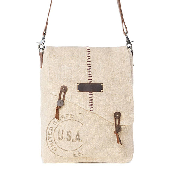 MY U.S.A. Vintage-Look Shoulder Bag