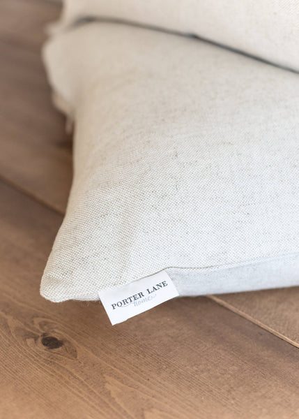 PL Summer Vibes Pillow Cover: Natural / 16" x 26"