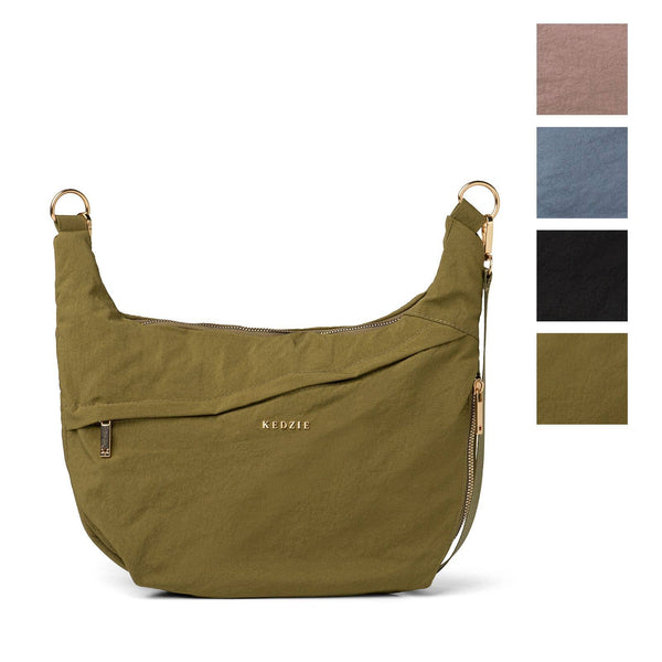 Kedzie Atlas Crossbody Open Stock: Army
