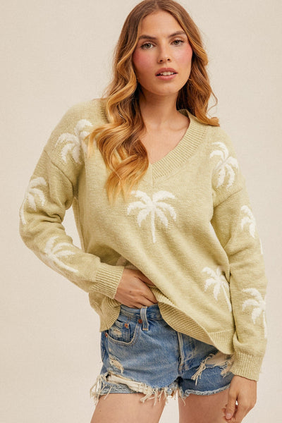PALM TREE SWEATER