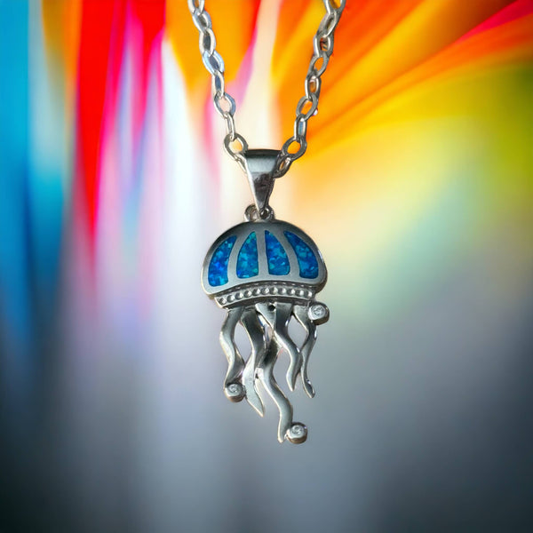 JG Lab Opal Jellyfish Necklace