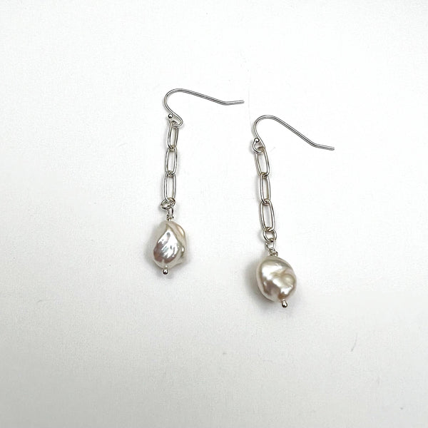 JG Paperclip EAR Larimar