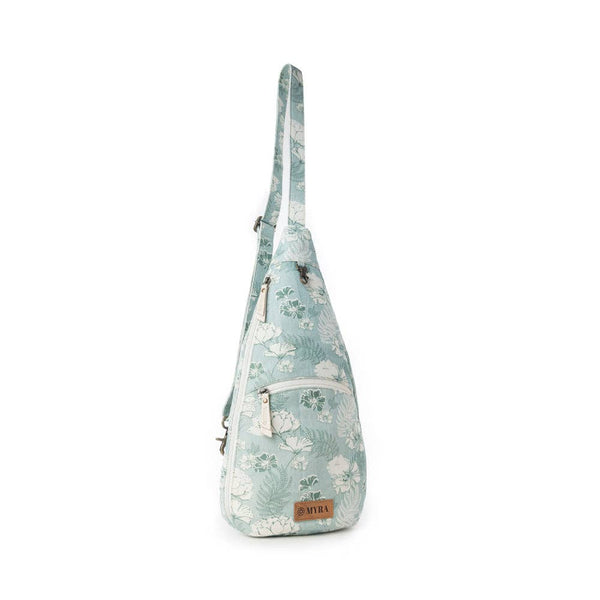 MY Myra Summer Whisper Fanny Pack Bag in Meadow Mint: Meadow Mint