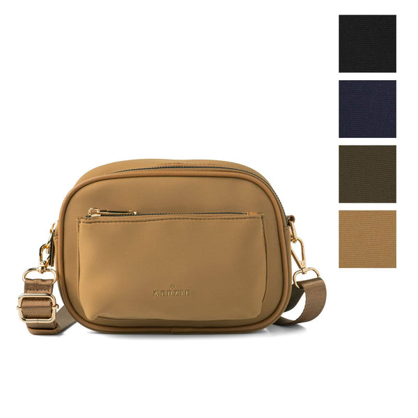 Kedzie Sloane Crossbody Open Stock: Camel