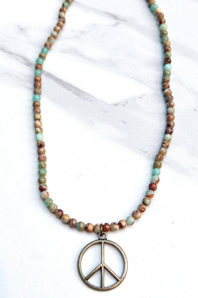 DD Peace Imperial Jasper Necklace