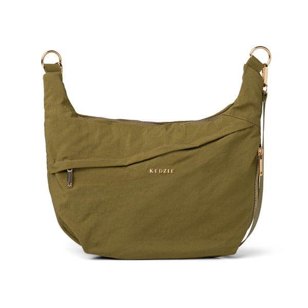 Kedzie Atlas Crossbody Open Stock: Army