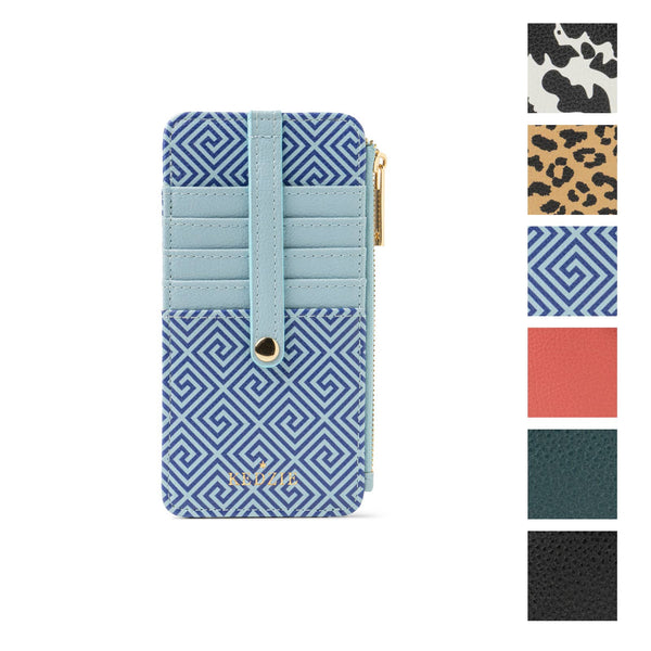 Kedzie Essentials Only Zippered Wallet Open Stock: Teal