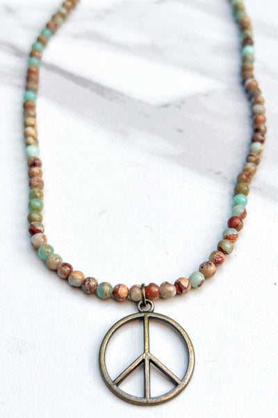 DD Peace Imperial Jasper Necklace