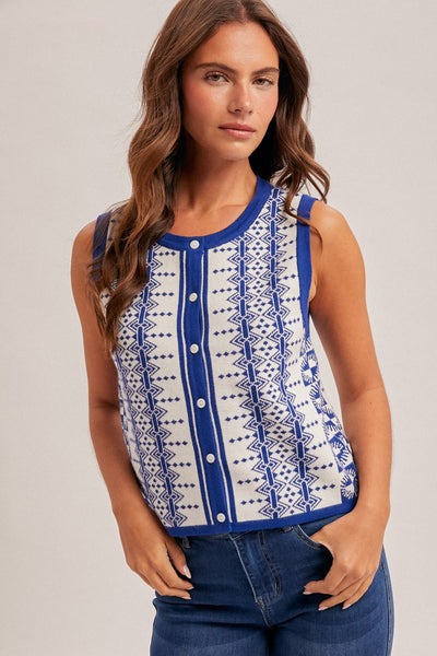 ETHNIC SWEATER TOP