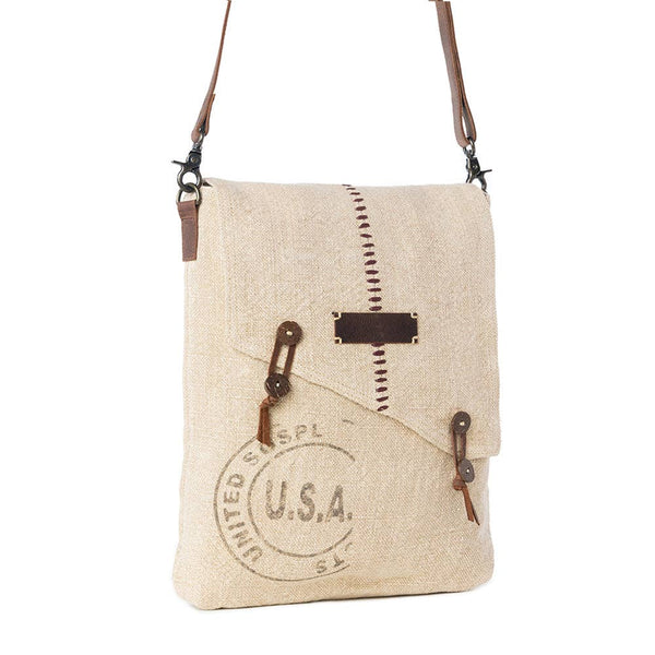 MY U.S.A. Vintage-Look Shoulder Bag