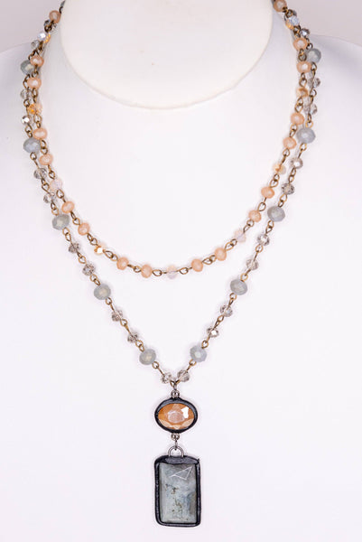 DD Harper Necklace in Grey