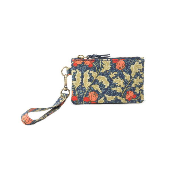 MY Red Blossoms Coin Purse In Blue: Default Title